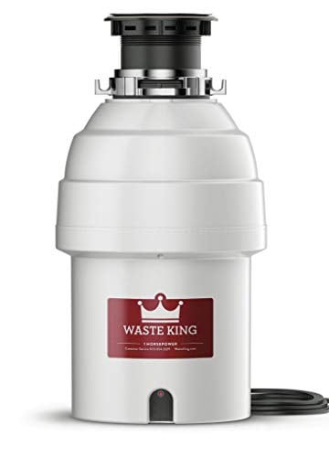 Book Cover Waste King Legend Series 1 HP Continuous Feed Garbage Disposal with Power Cord - (L-8000)