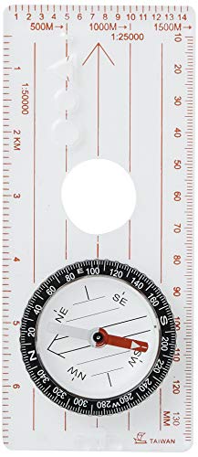 Book Cover Deluxe Map Compass