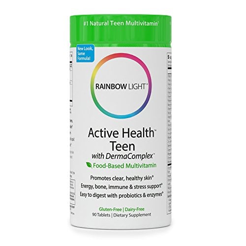 Book Cover Rainbow Light Active Health Teen Multivitamin - 90 Tab