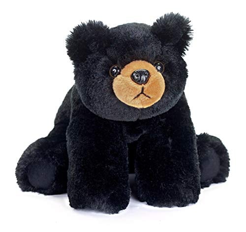 Book Cover Bearington Baby Bandit Plush Stuffed Animal Black Bear Teddy, 12.5