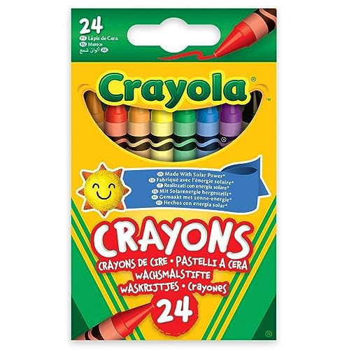 Book Cover Crayola® Crayon Box, Assorted Colors, Pack Of 24