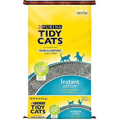 Book Cover Purina Tidy Cats Instant Action for Multiple Cats Non-Clumping Cat Litter - 30 lb. Bag