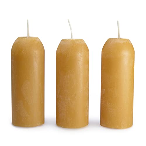 Book Cover UCO 12-Hour Natural Beeswax Candles - Candle Lantern - 3 pack