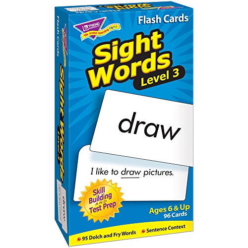 Book Cover Sight Wordsâ€“Level 3: Skill Drill Flash Cards