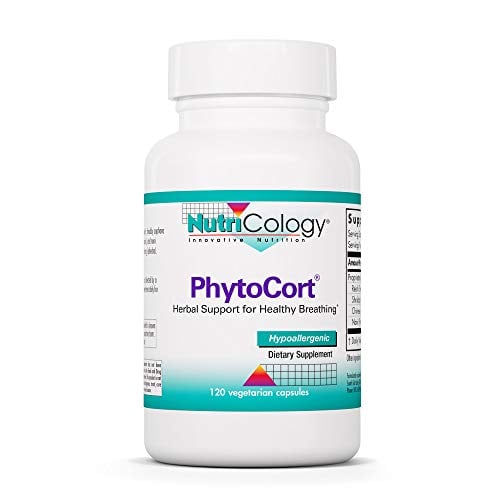 Book Cover NutriCology PhytoCort 120 Vegetarian Capsules