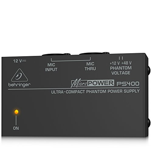 Book Cover Behringer Micropower PS400 Ultra-Compact Phantom Power Supply