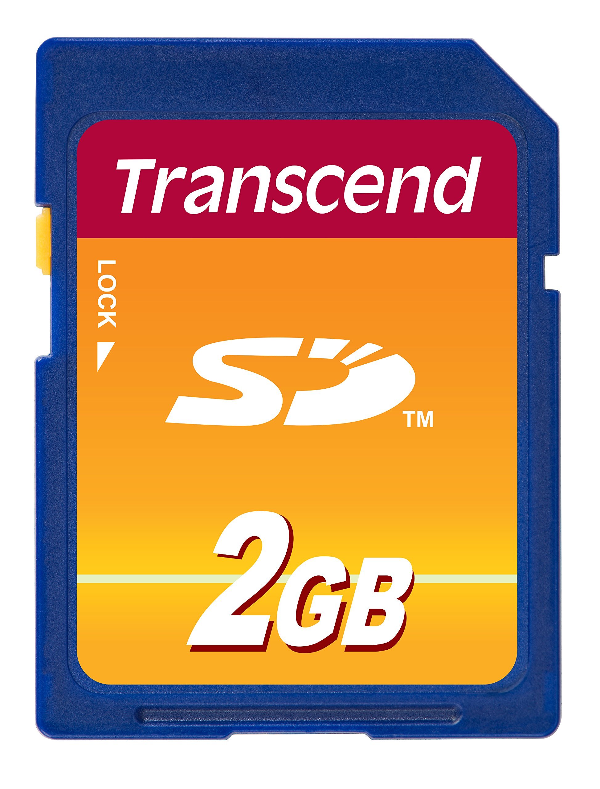 Book Cover Transcend 2 GB SD Flash Memory Card (TS2GSDC) Single Item