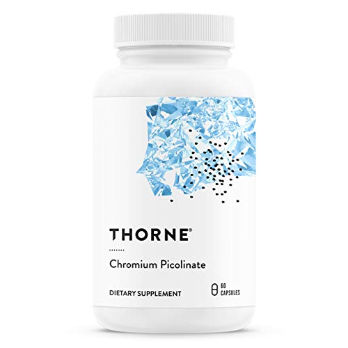 Book Cover Thorne Research - Chromium Picolinate - Chromium Supplement to Aid Metabolism of Carbs and Sugar - 60 Capsules