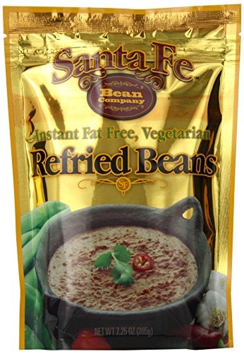 Book Cover Santa Fe Bean Company Instant Fat Free Vegetarian Refried Beans 7.25-Ounce (Pack of 8) Instant Vegetarian Refried Beans; All Natural; High in Fiber; Fat Free; Gluten-Free