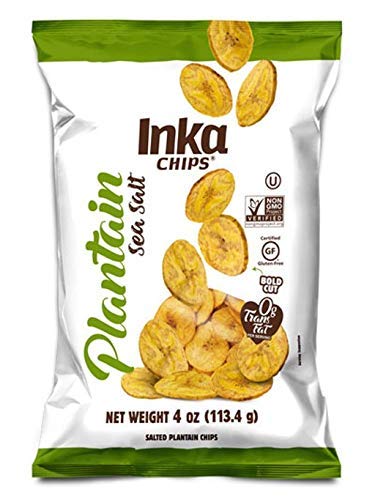 Book Cover Inka Crops Inka Crops Roasted Plantains, 4-Ounce bags (Pack of 12)