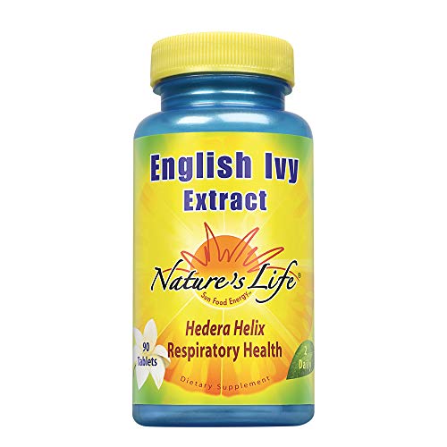 Book Cover Nature's Life English Ivy Extract, 90 Tablets