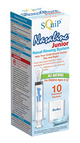 Book Cover Squip Nasaline Junior Nasal Rinsing System, 3.1 Fl Oz (Pack of 1)