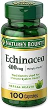 Book Cover Nature's Bounty Echinacea 400 mg Natural, 100 Capsules