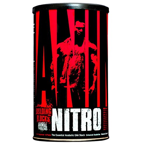 Book Cover Animal Nitro - Essential Animo Acids with BCAA Complex - Recover and Grow Muscle - Turn Your Muscles Anabolic After Your Workout - 44 Packs