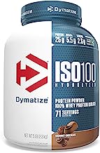 Book Cover Dymatize Nutrition ISO 100, Whey Protein Powder, Gourmet Chocolate, 5 Pound