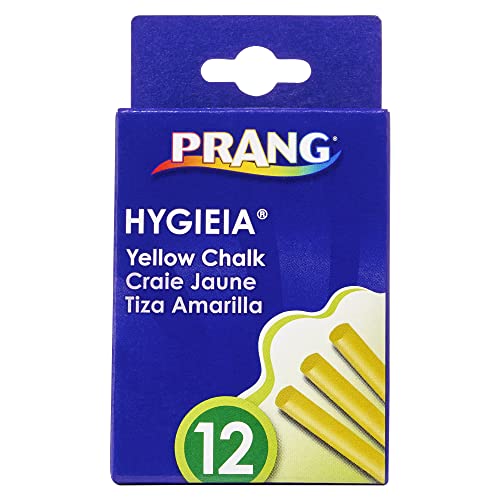 Book Cover Prang Board Chalk, Yellow, 12 Count