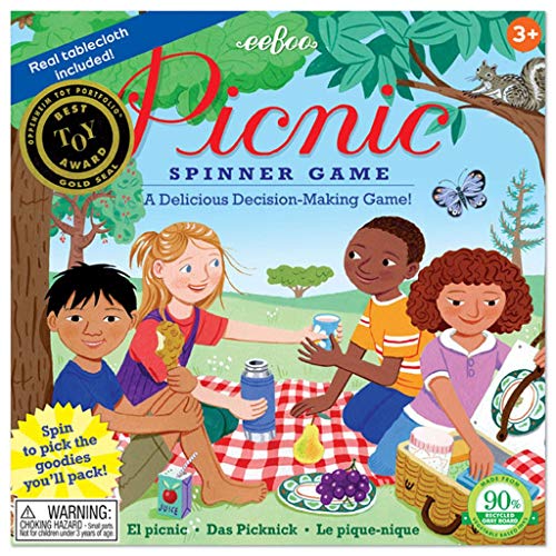 Book Cover eeBoo Game Spinner Picnic, 1 EA