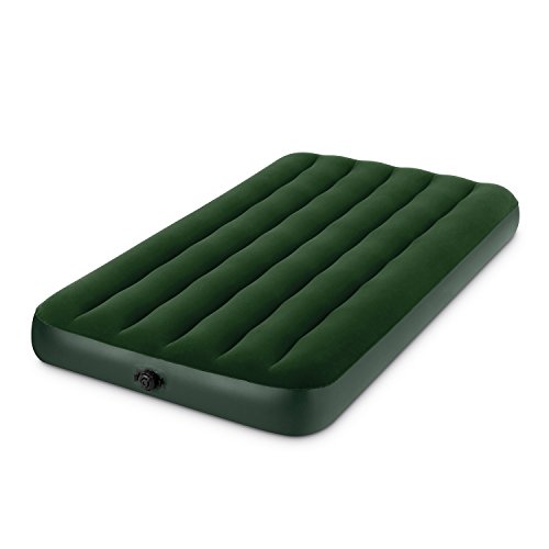Book Cover Intex Prestige Downy Airbed Kit with Hand Held Battery Pump, Twin