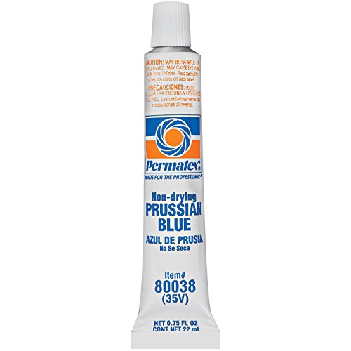 Book Cover Permatex 80038 Prussian Blue Fitting Compound, 0.75 fl oz Tube, Package may vary