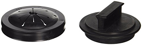 Book Cover WASTE KING Moen 1025 AMC Kitchen Products EZ Mount Garbage Disposal Stopper and Splash Guard, Black