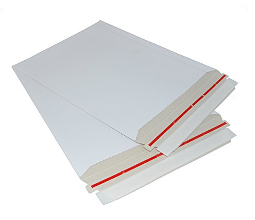 Book Cover 100 - 6x8 RIGID PHOTO ~ MAILERS ENVELOPES STAY FLATS
