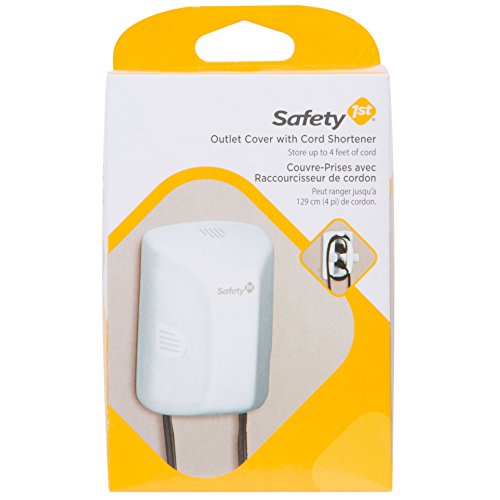Book Cover Safety 1st Outlet Cover with Cord Shortener for Baby Proofing