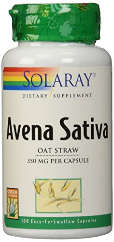 Book Cover Solaray Avena Sativa, 350 mg | 100 Count