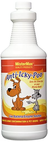 Book Cover Anti Icky Poo Odor Remover (1) Quart with Sprayer
