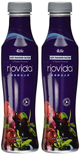 Book Cover RioVida with Transfer Factor by 4Life - 2 X 500ml. Bottles by 4Life Transfer Factor