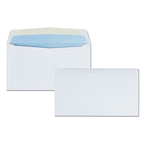 Book Cover Quality Park, #6 3/4 Security Envelopes, Contemporary Seam, 500 Per Box (10412),White