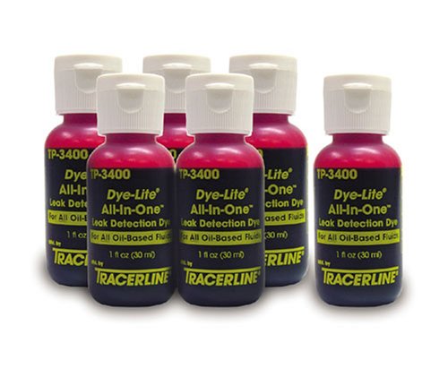 Book Cover Tracer Products TP34000601 UV Fluorescent Leak Detection Dye - Set of 6