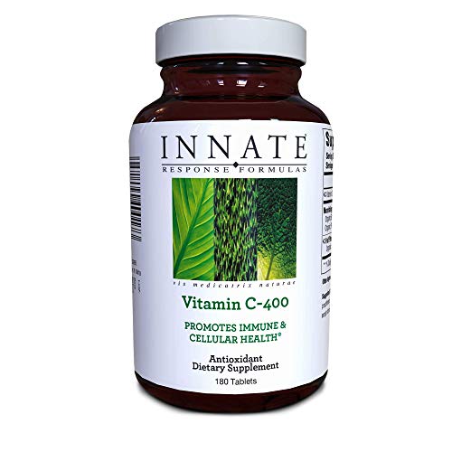 Book Cover INNATE Response Formulas, Vitamin C-400, Antioxidant Vitamin C Supplement, Vegan, 180 tablets (180 servings)