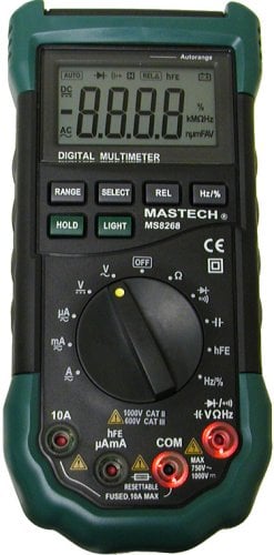 Book Cover Tekpower Mastech MS8268 Digital AC/DC Auto/Manual Range Digital Multimeter Meter