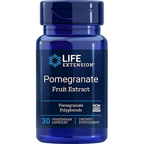 Book Cover Life Extension Pomegranate Extract, 30 Vegetarian Capsules