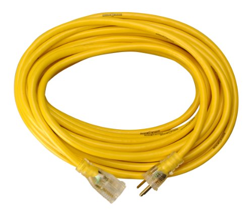 Book Cover Coleman Cable 2883 power cable - power cables (Female/Female, Yellow)