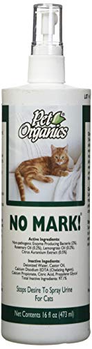 Book Cover NaturVet Pet Organics No Mark Stops Cats Desire to Urine Mark, 473 ml