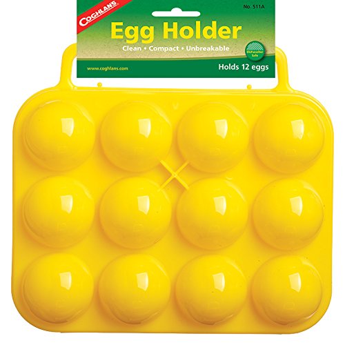 Book Cover Coghlan's Men's C511A 12 Egg Holder, Yellow, One Size