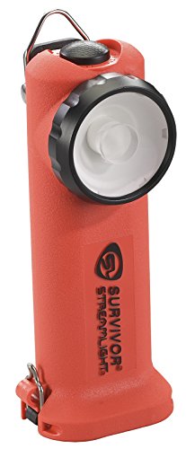 Book Cover Streamlight 90540 Survivor 175 Lumen LED Right Angle Flashlight, Alkaline Model, Red