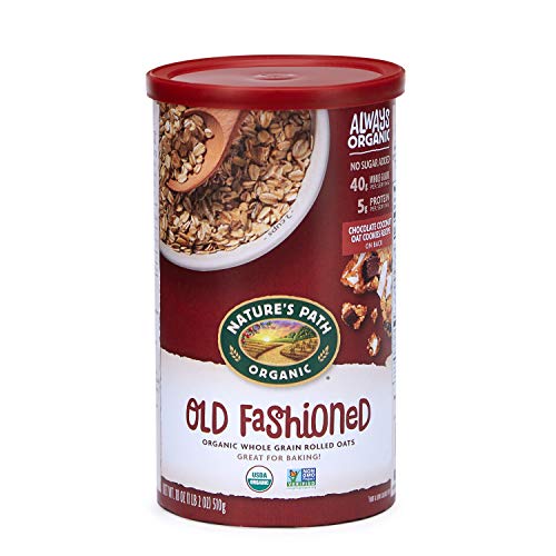 Book Cover Country Choice Organic Oven Toasted Old Fashioned Oats, 18-Ounce Canisters (Pack Of 6)