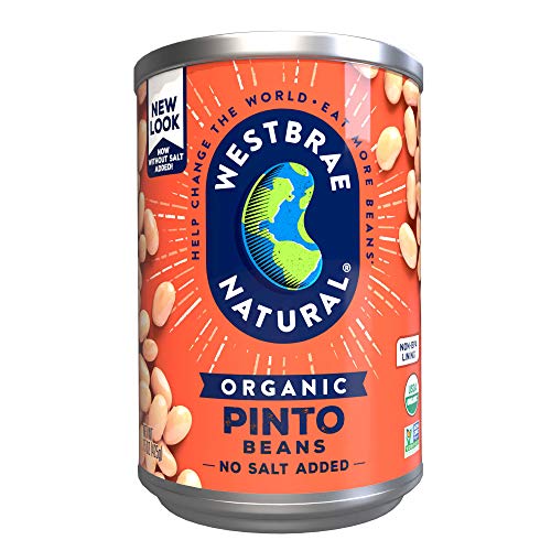 Book Cover Westbrae Natural Organic Pinto Beans, No Salt Added, 15 Oz (Pack of 12) (Packaging May Vary)