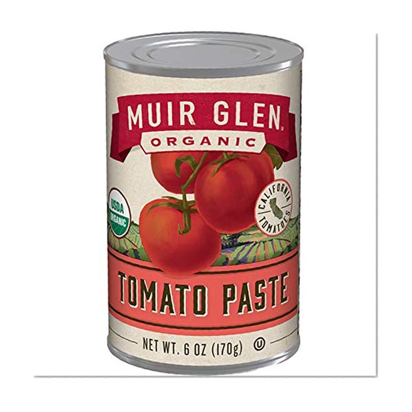 Book Cover Muir Glen Organic Tomato Paste, No Sugar Added, 6 Ounce Can (Pack of 24)