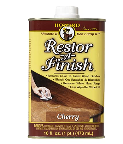 Book Cover Howard Products RF9016 RF3016 Restor-A-Finish, 16 oz, Cherry
