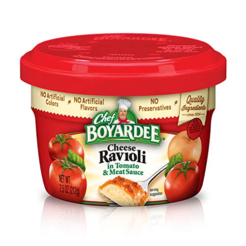 Book Cover Chef Boyardee Cheese Ravioli, Microwavable Bowl, 7.5 Ounce, Pack of 12