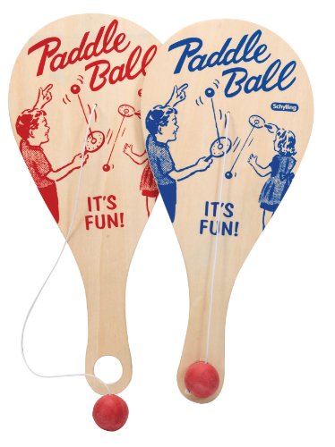 Book Cover Paddle Ball Game