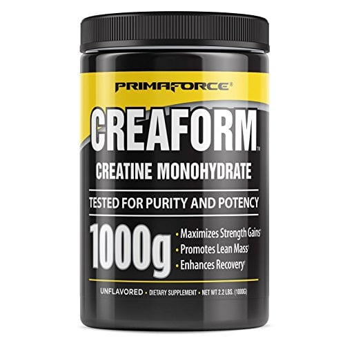 Book Cover PrimaForce Creaform Powder Supplement - Maximizes Strength Gains/Promotes Lean Mass/Enhances Recovery - 1,000 Grams