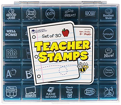 Book Cover Learning Resources Teacher Stamps 30 stamps