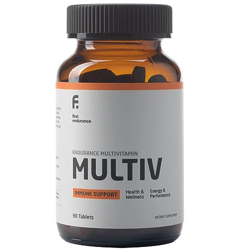 Book Cover First Endurance MultiV Endurance Supplement (90 Tablets) – Endurance Multivitamin Developed for Athletes and Sports Performance