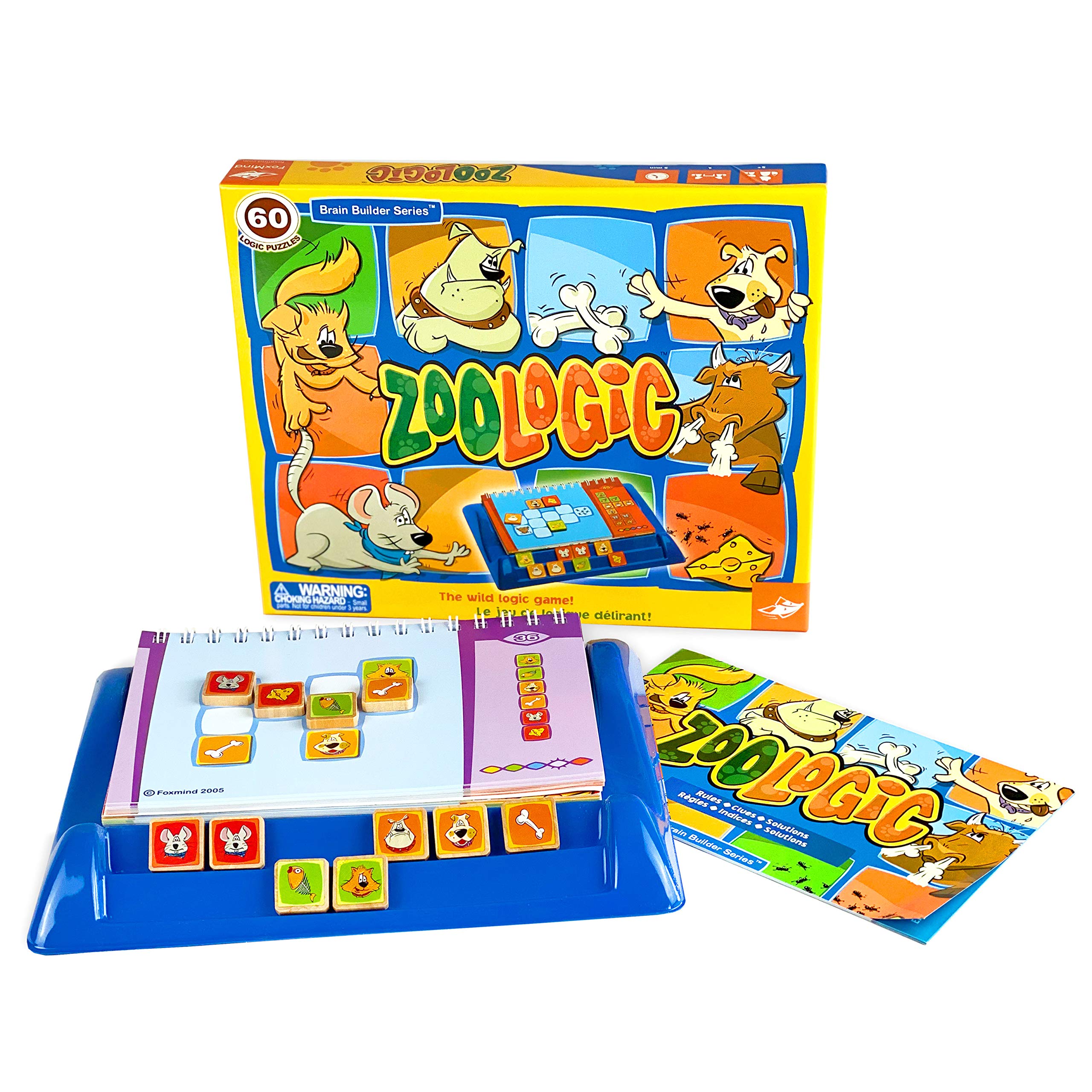 Book Cover FoxMind Games Zoologic Logic Puzzle Game