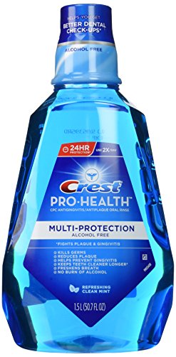 Book Cover Crest Pro-Health Multiprotection Rinse-Clean Mint-50.7 oz, 1.5liter