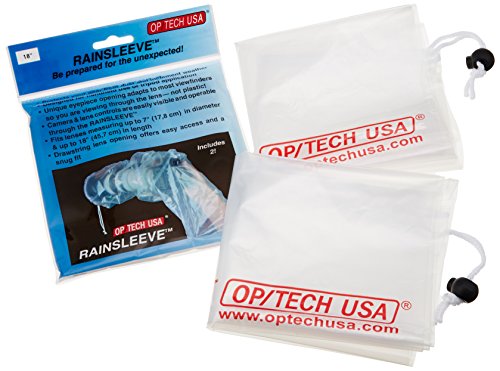 Book Cover OpTech USA | Rainsleeve Series | Original | Clear | 2 Pack